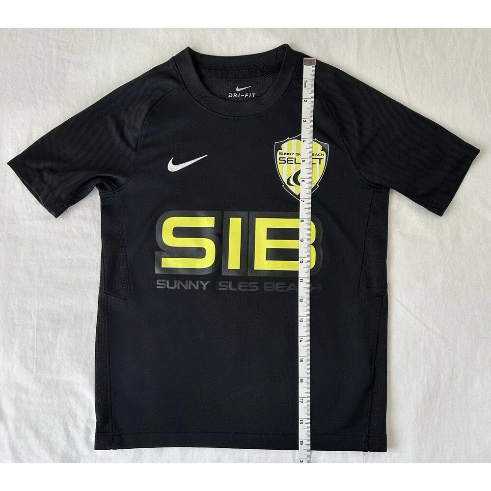 NWOT Nike Dri-FIT Strike 2 Soccer Jersey T-Shirt Youth S Black SIB Select
